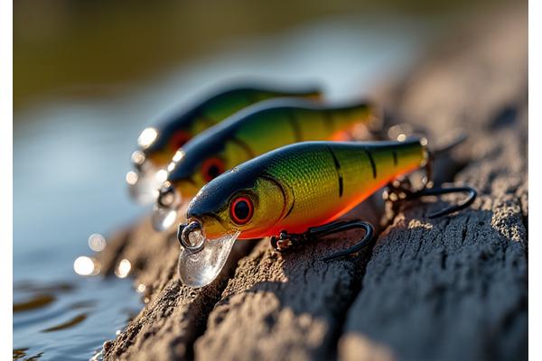 Moorhen Lures' species-specific fishing lures, showcasing intricate designs for various fish types